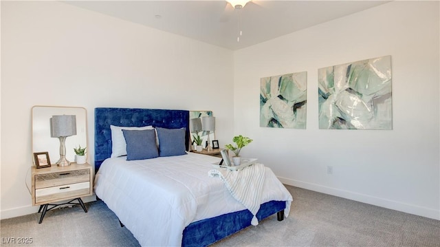 1187 Blossom Point St Unit 36, Las Vegas, NV 89135 - carpeted bedroom with ceiling fan and baseboards
