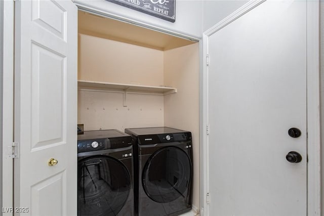 2631 Bed Knoll Ct, North Las Vegas, NV 89031 - laundry room with washing machine and clothes dryer