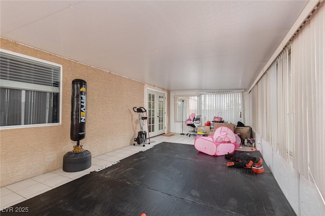 2631 Bed Knoll Ct, North Las Vegas, NV 89031 - sunroom featuring french doors