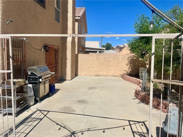 6429 Rosemount Ave, Las Vegas, NV 89156 - view of patio with grilling area