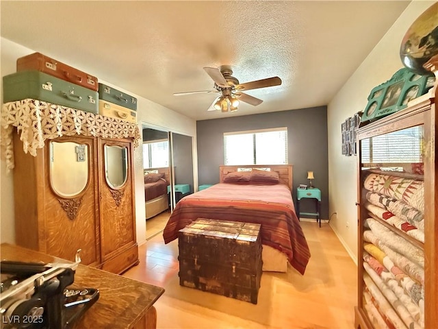 2986 Matese Dr, Henderson, NV 89052 - bedroom with a ceiling fan and a closet