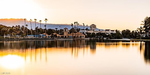 8320 Opal Cove Dr, Las Vegas, NV 89128 - water view with a mountainous background