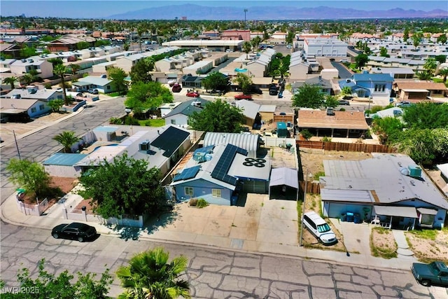 4682 Tamalpias Ave, Las Vegas, NV 89120 - aerial view of residential area featuring a mountain backdrop