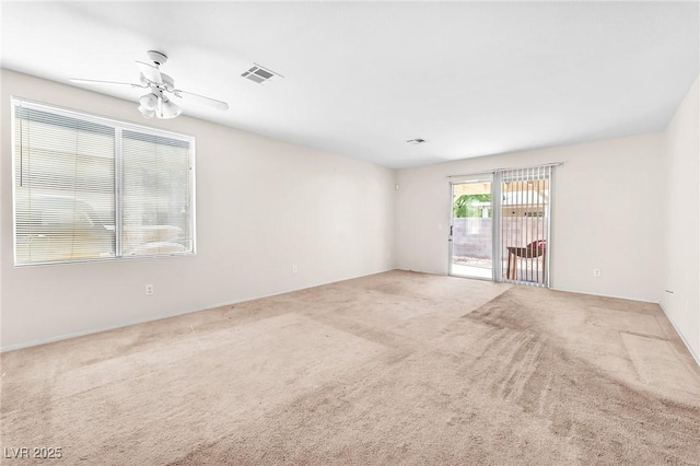 719 Roberta Alecia Ave, North Las Vegas, NV 89031 - spare room featuring carpet floors and ceiling fan