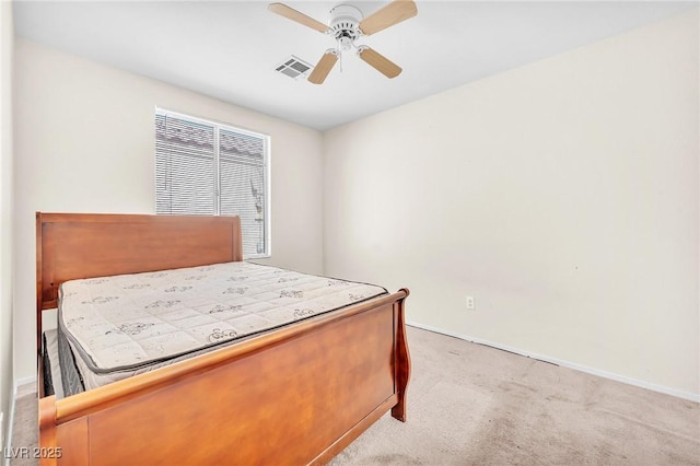 719 Roberta Alecia Ave, North Las Vegas, NV 89031 - bedroom with carpet flooring, baseboards, and a ceiling fan