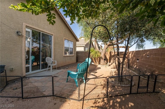 view of patio / terrace featuring a fenced backyard