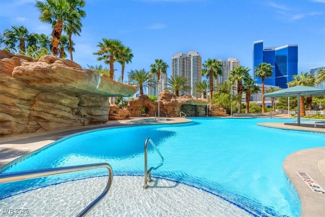 view of pool