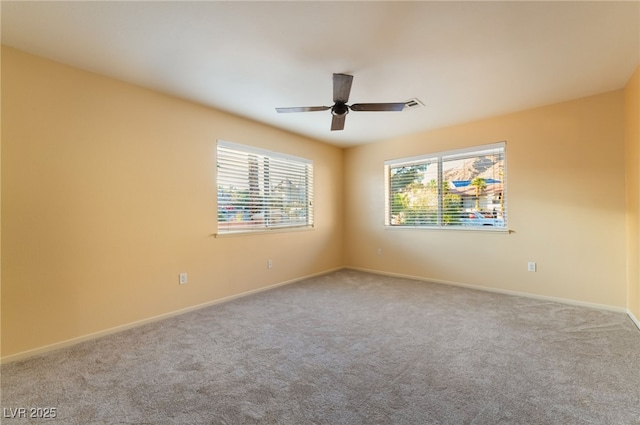 711 Sari Dr, Las Vegas, NV 89110 - carpeted empty room with ceiling fan and baseboards