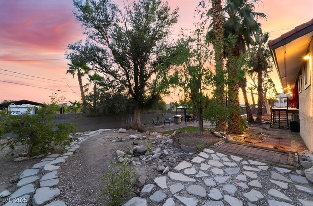 711 Sari Dr, Las Vegas, NV 89110 - view of yard with a patio area and stairs