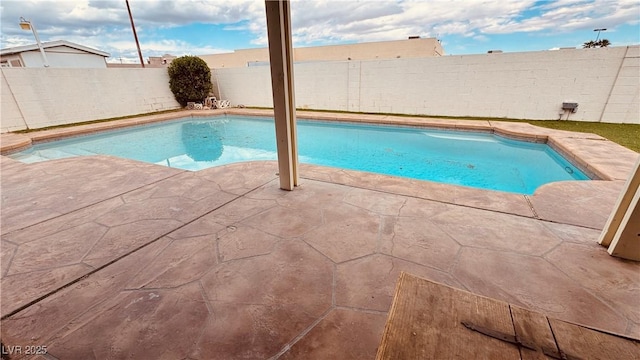 201 Redstone St, Las Vegas, NV 89145 - view of pool featuring a patio, a fenced backyard, and a fenced in pool