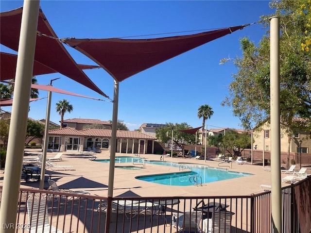 1139 Via Partito, Henderson, NV 89052 - community pool featuring a patio area