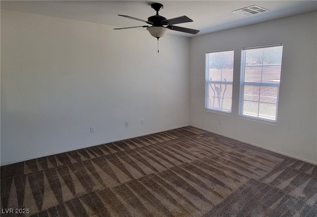 8626 Anderson Dale Ave, Las Vegas, NV 89178 - unfurnished room featuring dark carpet and a ceiling fan