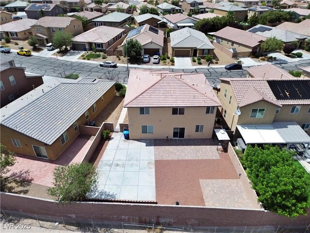 birds eye view of property featuring a residential view