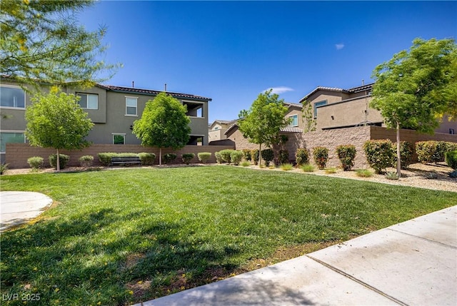 4436 Mural Glen Ct, North Las Vegas, NV 89084 - view of yard featuring fence