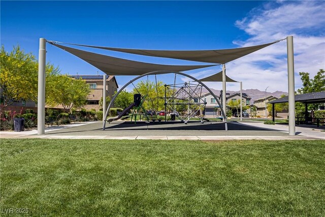 4436 Mural Glen Ct, North Las Vegas, NV 89084 - view of playground featuring a yard