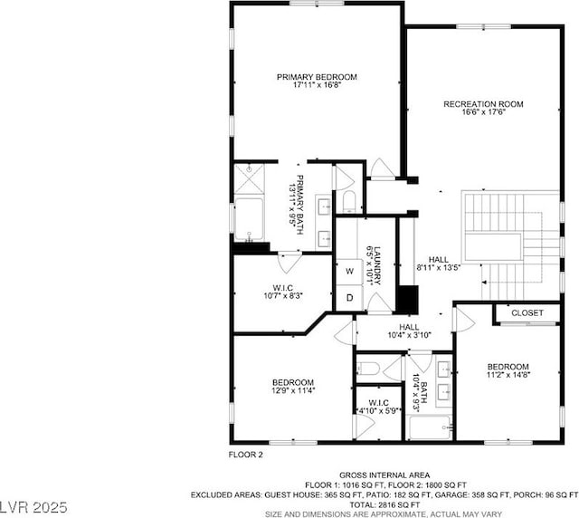 4436 Mural Glen Ct, North Las Vegas, NV 89084 - floor plan