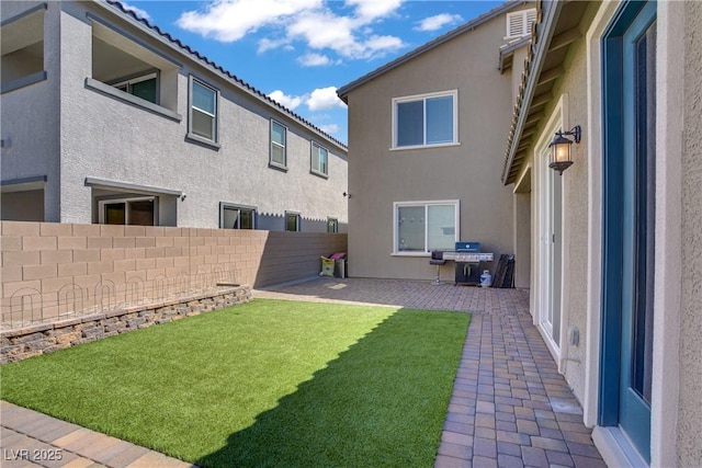 4436 Mural Glen Ct, North Las Vegas, NV 89084 - view of yard with a patio and fence