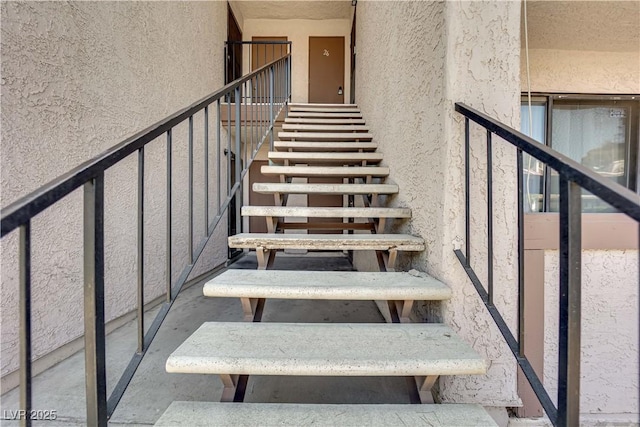 view of stairs