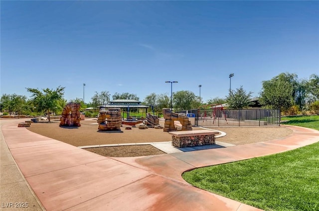 489 Filaree Pl, Henderson, NV 89015 - view of jungle gym featuring fence