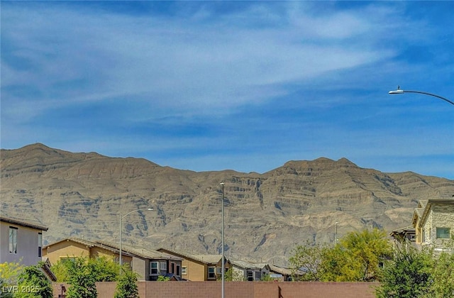 view of mountain feature