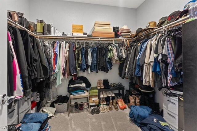 143 Aqua Commons Ln, Henderson, NV 89015 - walk in closet featuring carpet