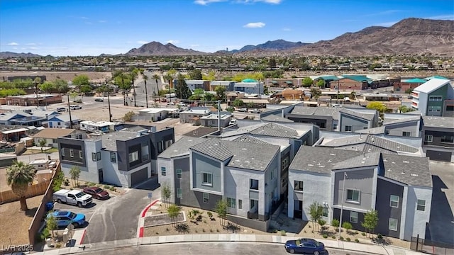 143 Aqua Commons Ln, Henderson, NV 89015 - aerial perspective of suburban area featuring a mountainous background