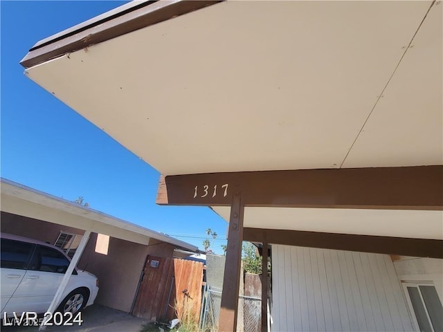 1317 Exley Ave, Las Vegas, NV 89104 - exterior details featuring fence
