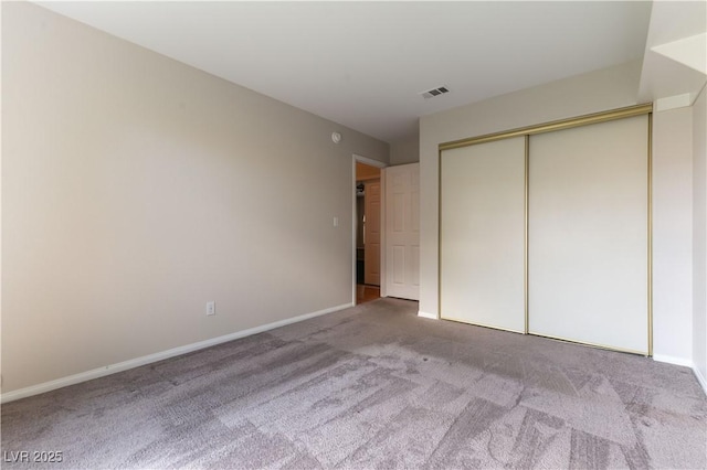 3510 Judah Way, Las Vegas, NV 89147 - unfurnished bedroom featuring a closet, baseboards, carpet flooring, and visible vents
