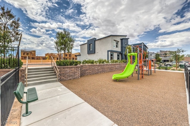 view of communal playground