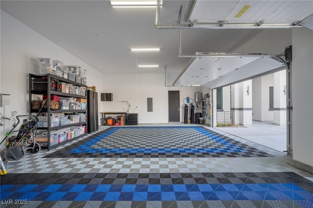 interior space featuring electric panel