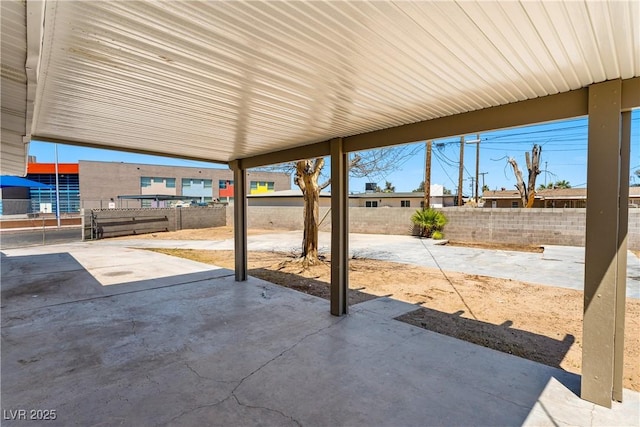 1020 Baker Ave, Las Vegas, NV 89108 - view of patio with a fenced backyard