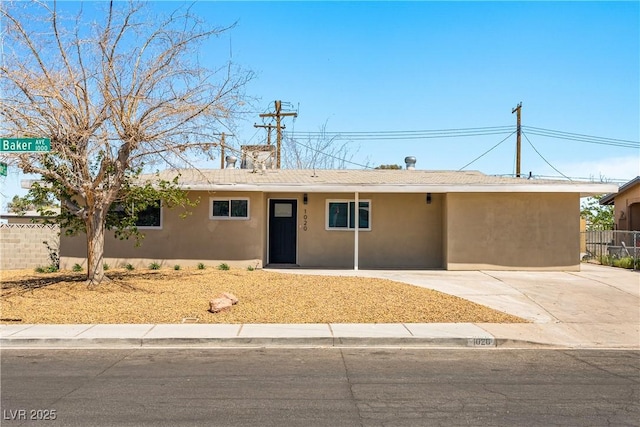 1020 Baker Ave, Las Vegas, NV 89108 - ranch-style house featuring fence and stucco siding