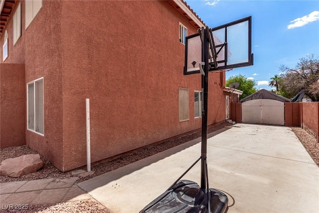 1066 Aspen Valley Ave, Las Vegas, NV 89123 - view of sport court featuring a fenced backyard
