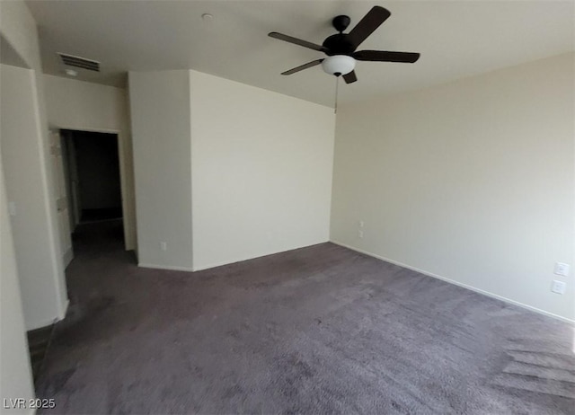 4645 Fuchsia Nights Ave Unit 103, North Las Vegas, NV 89084 - empty room featuring dark colored carpet and ceiling fan