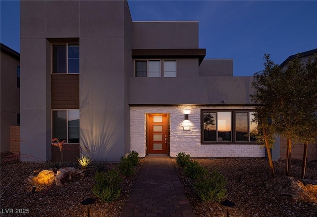 2650 Skylark Trail St, Henderson, NV 89044 - modern home featuring stucco siding