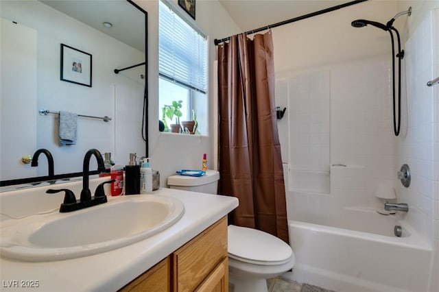 6576 Buster Brown Ave Unit 101, Las Vegas, NV 89122 - full bath featuring toilet, vanity, and shower / tub combo with curtain
