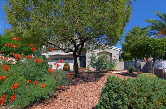 exterior space featuring fence