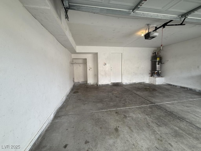 2105 William Holden Ct, Las Vegas, NV 89142 - garage with a garage door opener and secured water heater