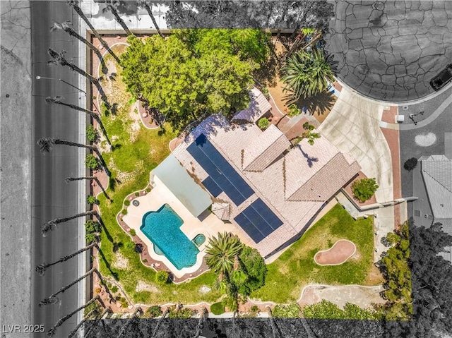 drone / aerial view