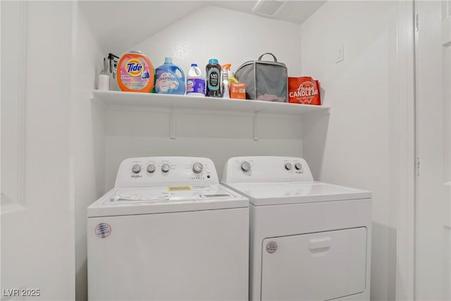 664 Foam Flower Ln, Henderson, NV 89015 - laundry area featuring separate washer and dryer
