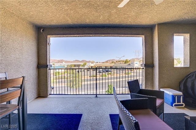 664 Foam Flower Ln, Henderson, NV 89015 - view of patio / terrace featuring a balcony and a residential view