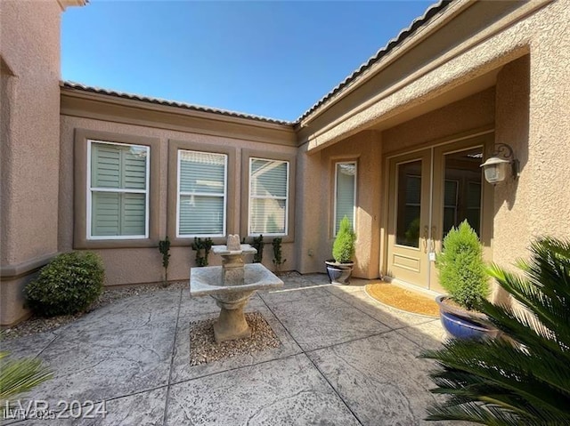 view of patio / terrace with french doors