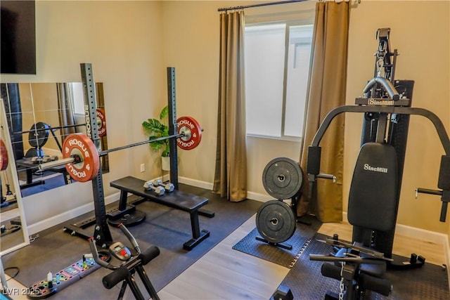 8310 W Camero Ave, Las Vegas, NV 89113 - workout area with baseboards