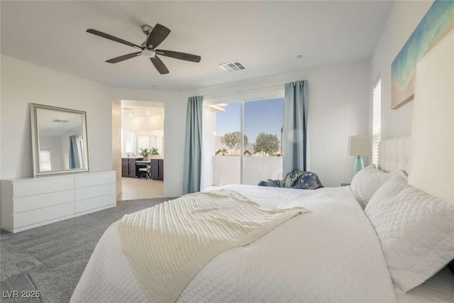 9732 Abel Cliff St, Las Vegas, NV 89143 - bedroom featuring carpet and ceiling fan