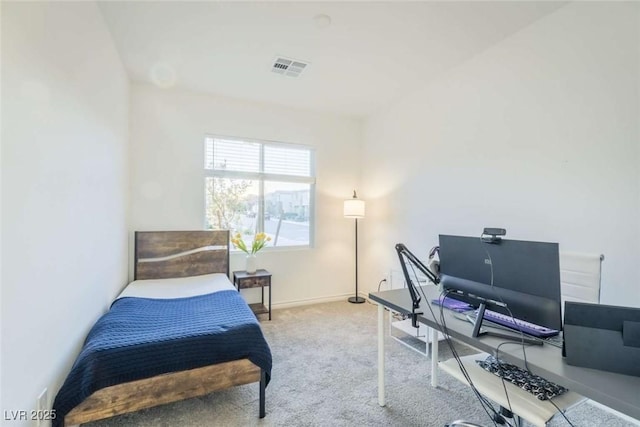 9732 Abel Cliff St, Las Vegas, NV 89143 - carpeted bedroom featuring an office area and baseboards