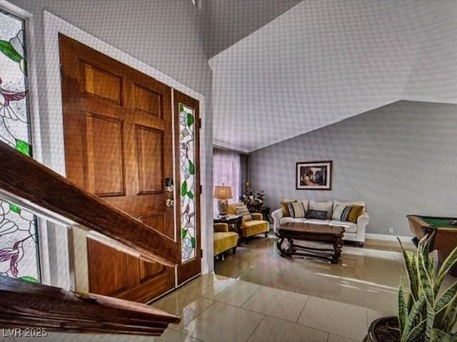 390 Rushing Creek Ct, Henderson, NV 89014 - building lobby with wallpapered walls