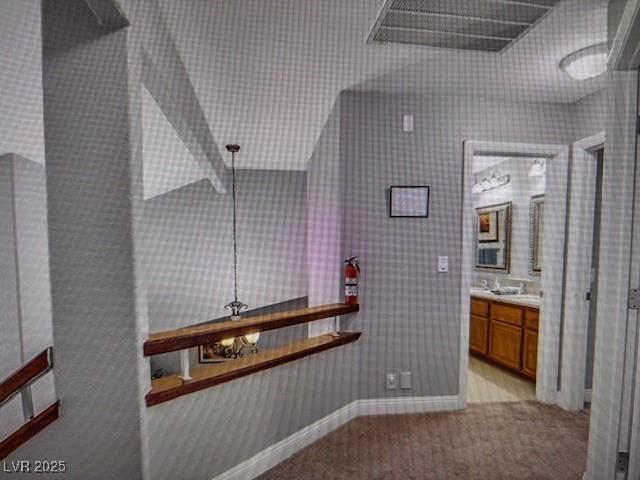 390 Rushing Creek Ct, Henderson, NV 89014 - bathroom with baseboards and vanity