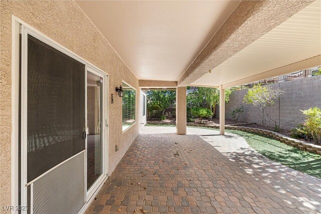 2164 Sawtooth Mountain Dr, Henderson, NV 89044 - view of patio featuring a fenced backyard