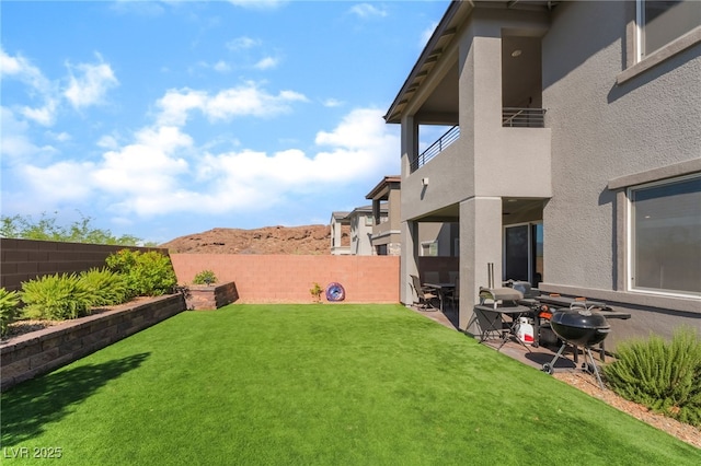23 Strada Barbera, Henderson, NV 89011 - view of yard with a balcony and a patio area