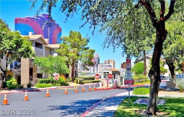 view of home's community with a view of city